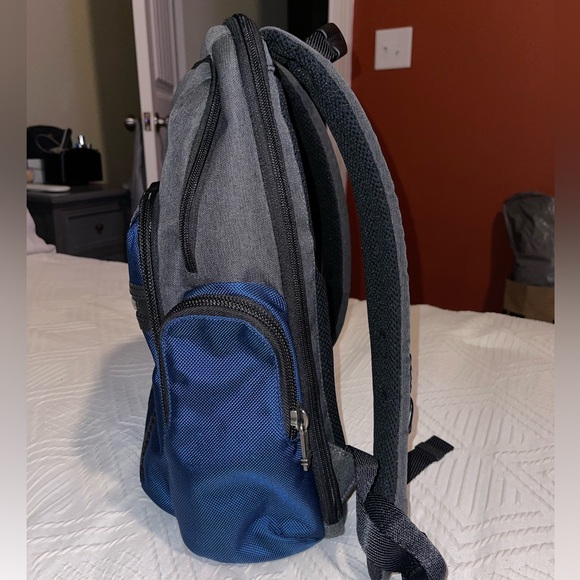 Tumi Alpha Bravo Nellis Backpack - Blue In Navy/ Anthracite - Picture 3 of 9